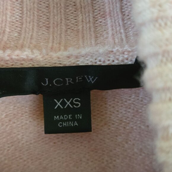 J.Crew Super Soft Merino Wool Alpaca Blend Striped Turtleneck Sweater Size XXS - Picture 5 of 7